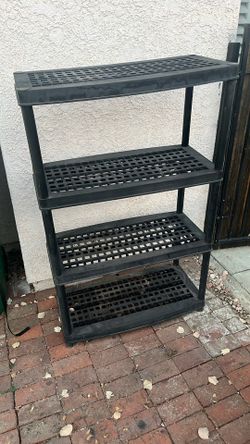 Black Plastic Shelving