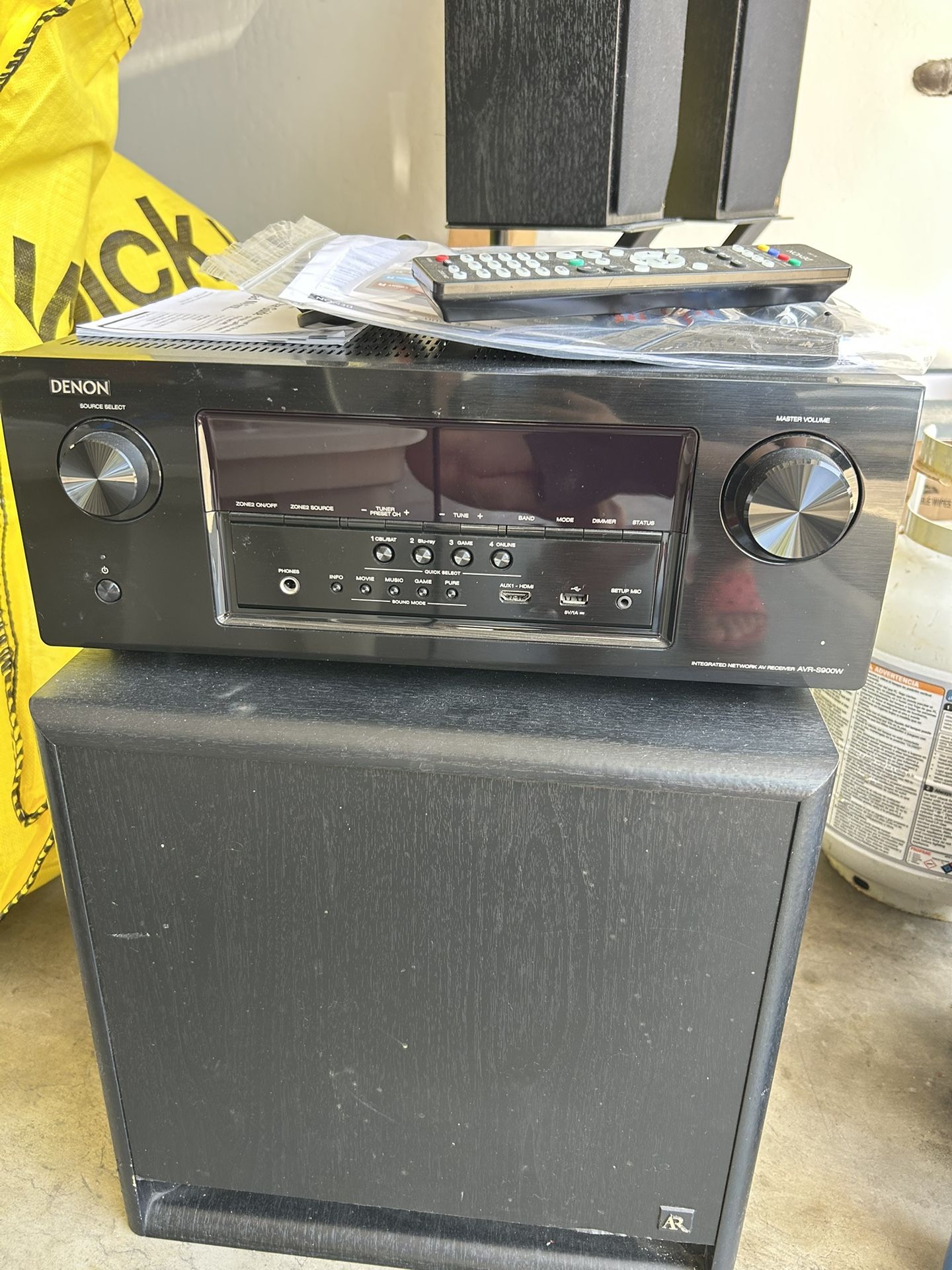 Denon And AR Complete Home Theater Sound System