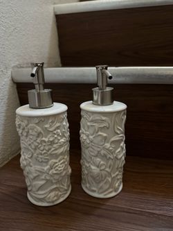 Ceramic Soap Dispenser Set of 2