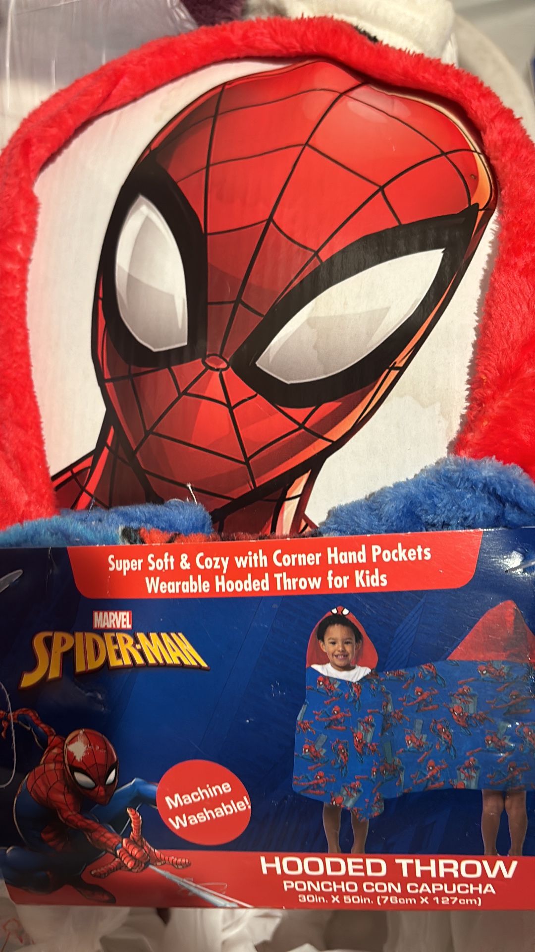 Spiderman Niño Poncho