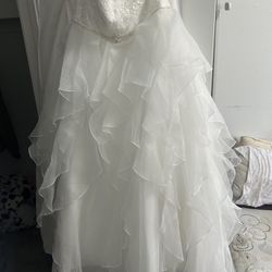 Wedding Dress And Veil