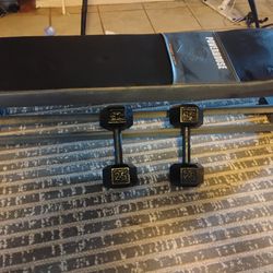 Powerhouse weight bench N Dumbbells Set