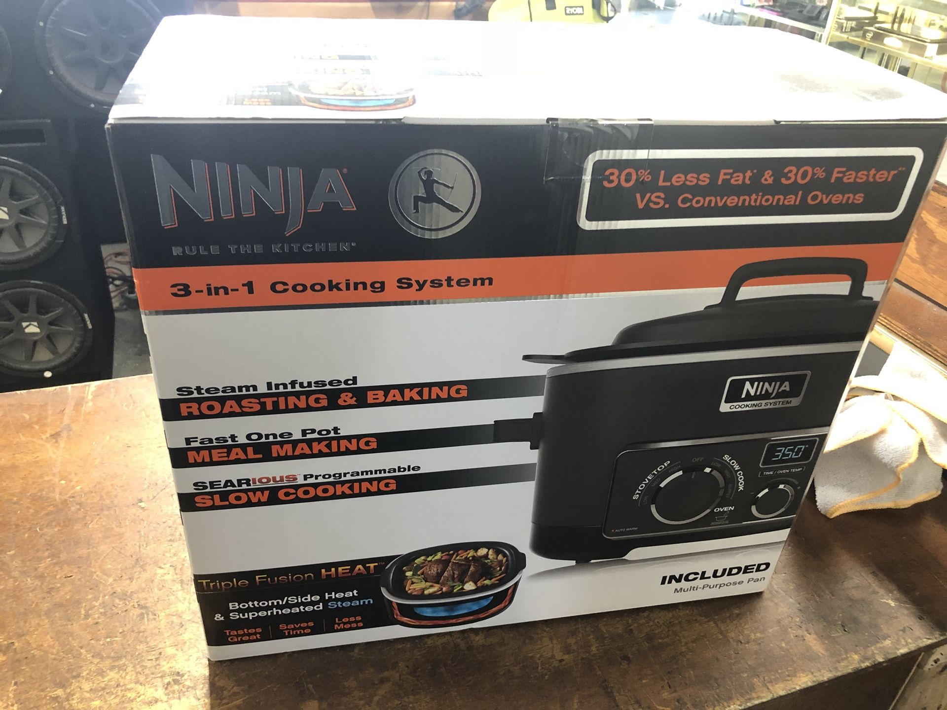 New ninja 3 in 1 crock pot , oven