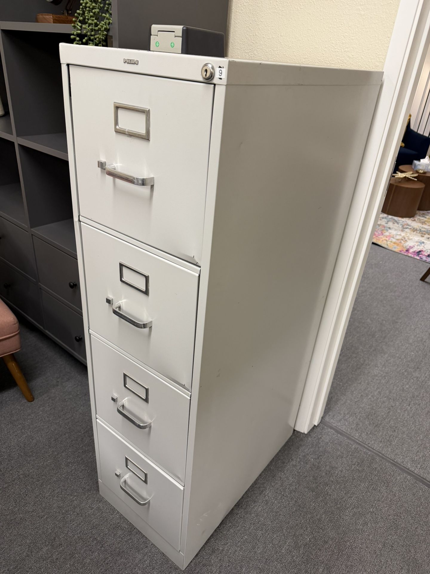 4 Drawer Lock Cabinet With Lock Key Box