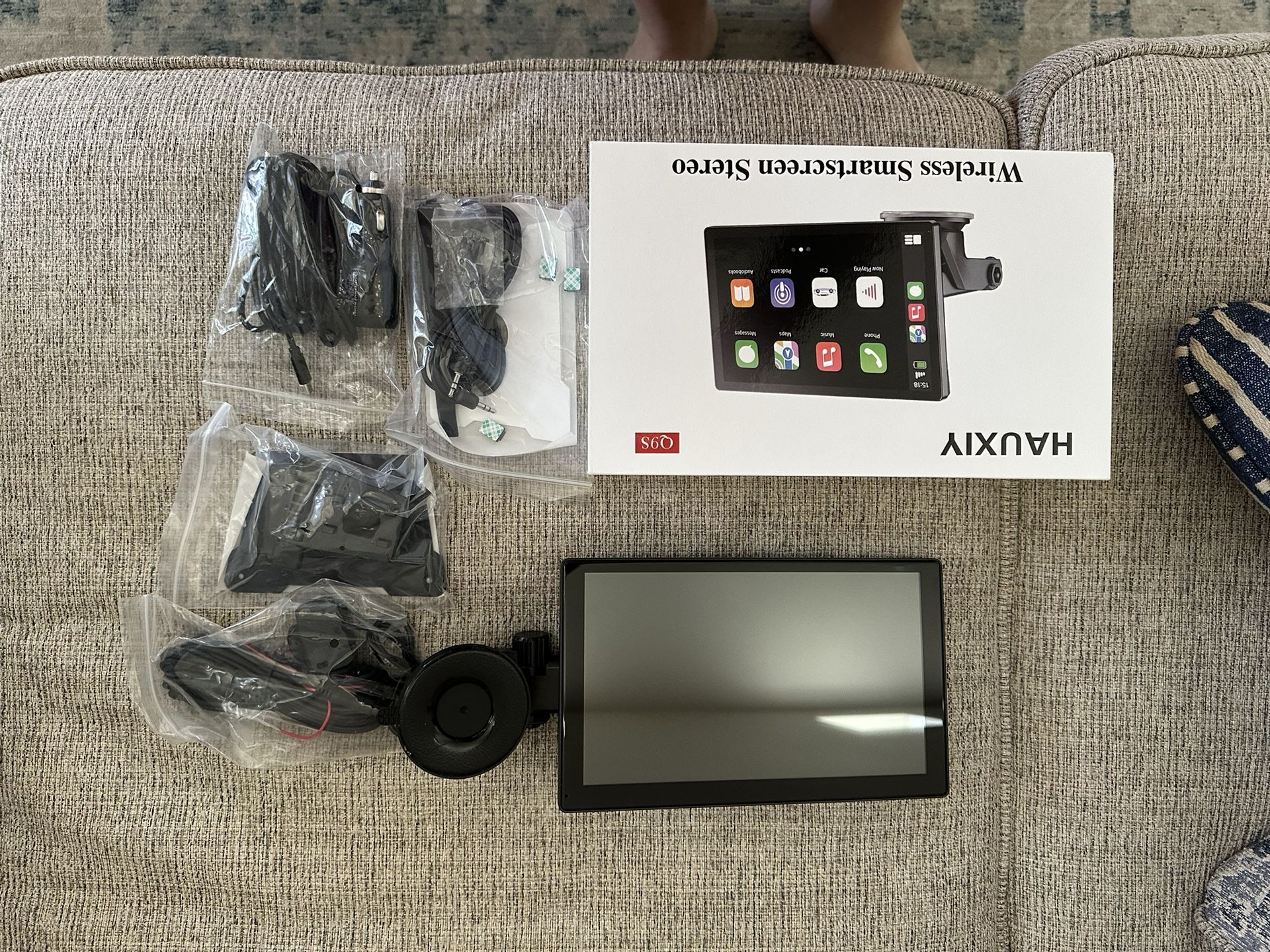 Hauxiy Q9S Wireless Smartscreen Stereo 