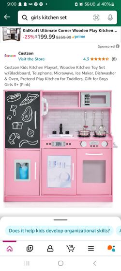 Girls Kitchen Set
