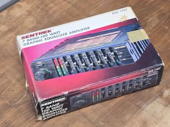 Sentrek SAQ 1707 7 Band 100 Watt Graphic Equalizer Amplifier