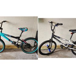 20" girls and boys bike, Kent and BMX ($40ea or both for $75)