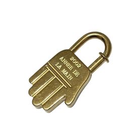Authentic Hermès Key Holder – Gold “Année de la Main” 2002