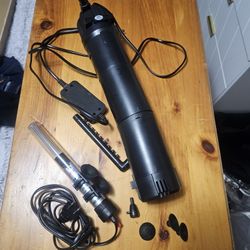 Fish Tank Thermometer and Filter