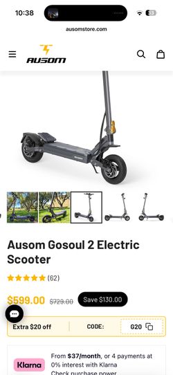 Ausom Gosoul 2 Electric Scooter – Greensboro, NC