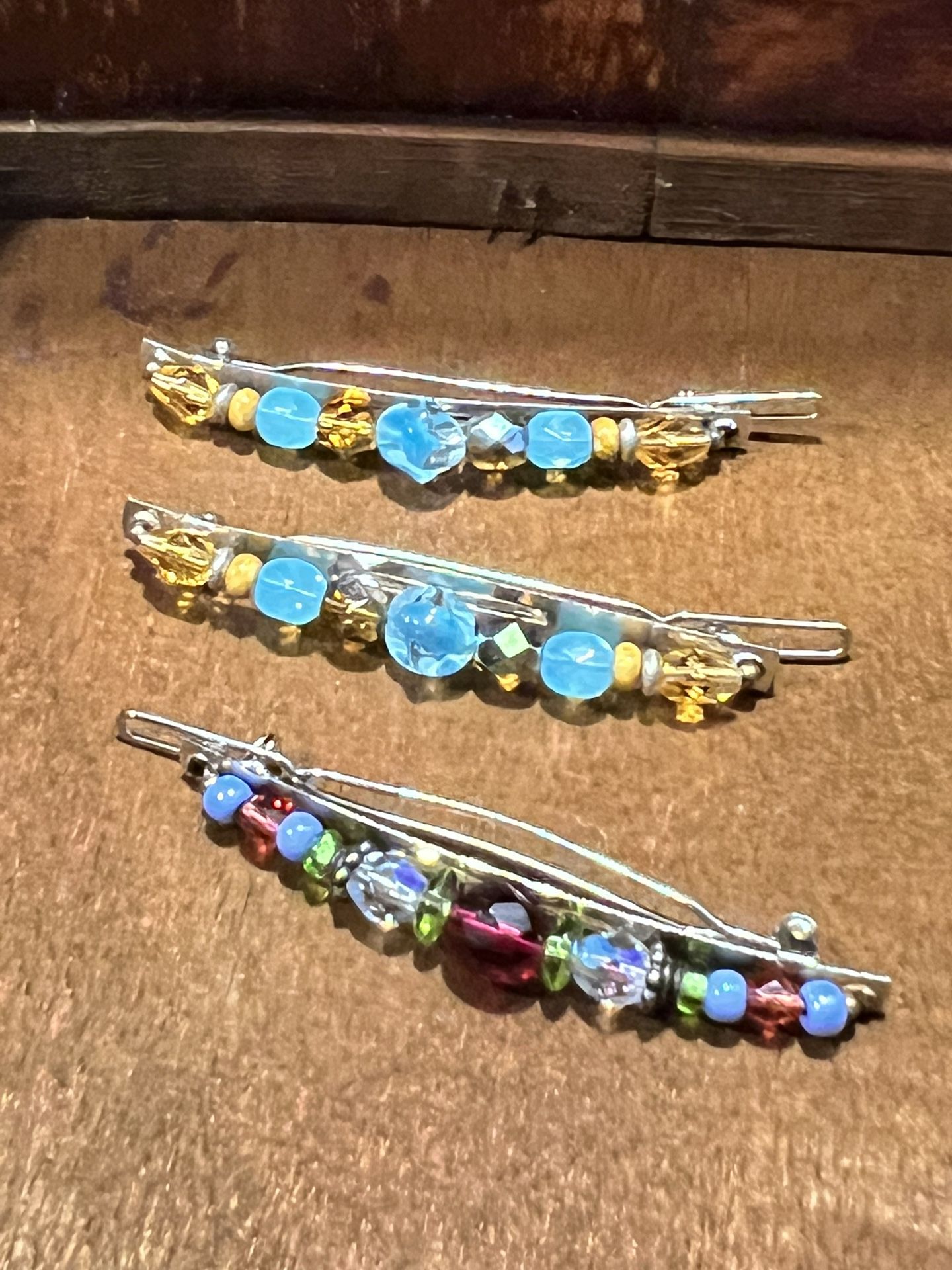 Vintage Hair Accessories Lot Hair Pin France 3 pieces