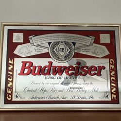 Budweiser Vintage Wall Art Mirror