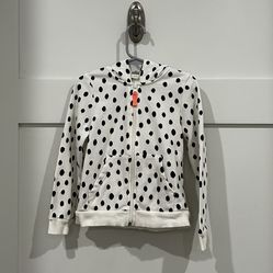 H&M Polka Dot Full Zip Hoodie