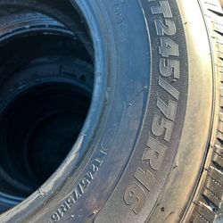 (2) New LT 245/75R16 Michelin Agilis LTX Tires