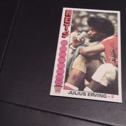 Basketball Big Card Topps 1976-77 Card #1 Julius Erving Cash Porch Pickup Redmond 