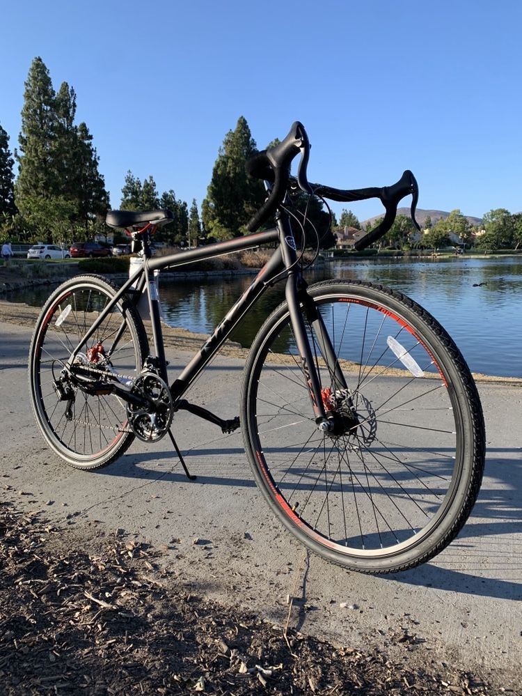 Gravel Road Bike Black Kent Nazz Bike Review New Awesome Hybrid