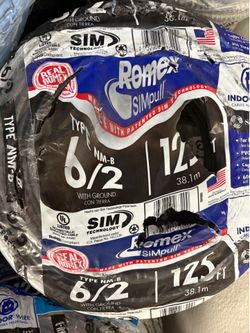 New Romex wire 6/2