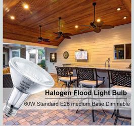 PAR30 Long Neck Halogen Bulb Dimmable 39W 120V 2800K Warm White 6PCS