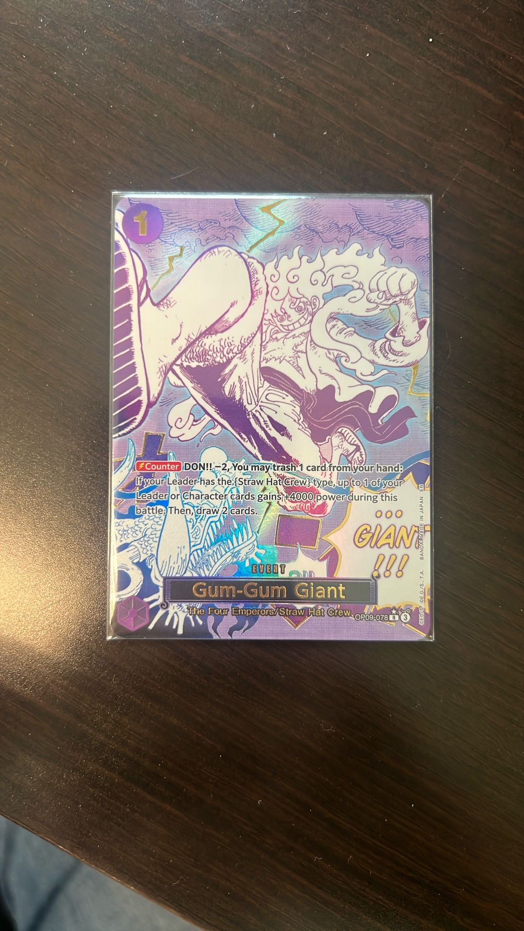 Gum-gum Giant(Manga) - Premium Booster - The Best - Vol. 2 (PRB-02)