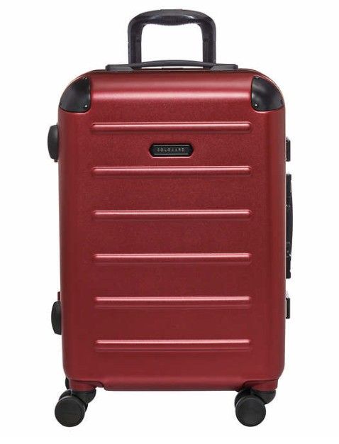 Brand New Solgaard Carry-On Luggage Closet Plus 22”, Blue/Red