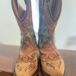 Cowgirl Leather Boots - Children’s Toddler Size 9