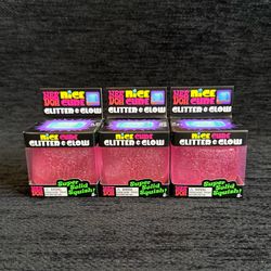 NEEDOH NICE CUBE GLITTER & GLOW PINK