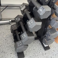 5-20 Lbs Set With Rack Included