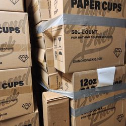 50 Thousand 7 Oz & 12 Oz Paper Cups
