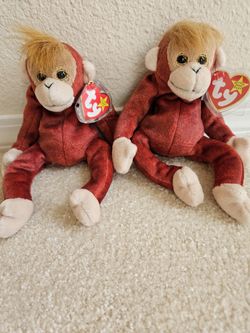 Beanie Babies Collection Monkey  Schweetheart  Collectable Beanie Babies 