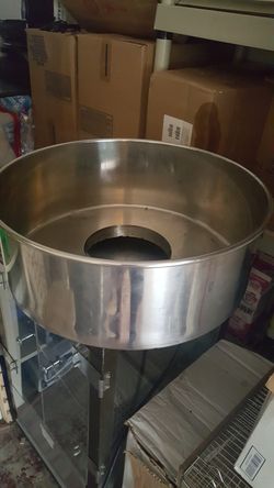 Cotton candy machine steel bowl