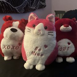 SET 3 Valentine’s Day Squishmallows with Love Messages
