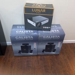 Calista Platinum Sound System And Lunar Oen Projector 