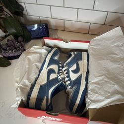 Nike Dunk Low Industrial Blue Sashiko Size 9.5 