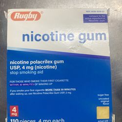 Nicotine gum
