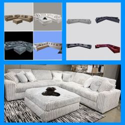 BRAND NEW 11x11ft And 6x13x6ft U SECTIONAL SOFA COUCH CHAISE 