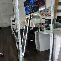 Brand New
Mirrored & Faux Diamonds
Accent Floor Mirror W/ LED Light
36 x 68 H
$589 + Tax
FREE LOCAL DELIVERY & SET UP
ONLINE SALES OR INSTORE
NOT ALL