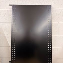 Brand New Black & Antique White Gondola Shelving 