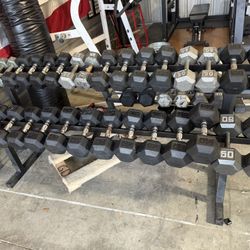 Used Dumbbells Approx .90$ A Lb 