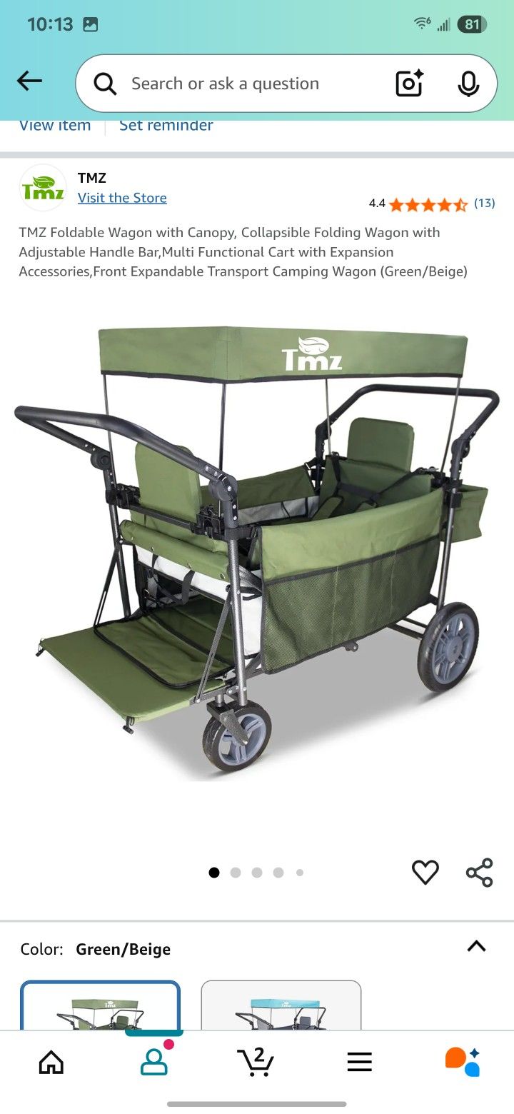 Wagon/stroller $100.⁰⁰