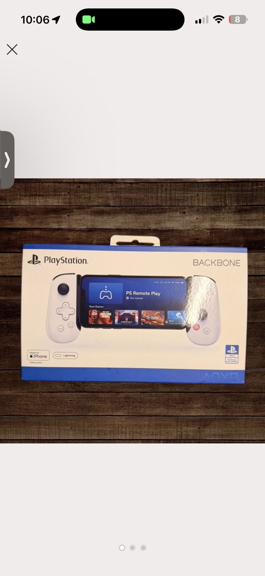 PlayStation Backbone for iPhone