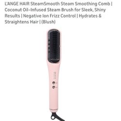 L'ANGE SteamSmooth Steam Smoothing Comb | Steam Brush | Heated Straightener Comb: Brand New!