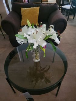 Round Glass Coffee Table