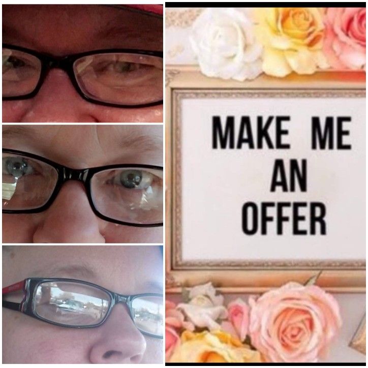 Eyeglasses with case
PRELOVED
Pretty two tone frames
Discontinued Frames
Prescription eyeglasses with case
You will need to get your own prescriptio