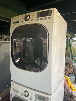 LG stackable washer and dryer