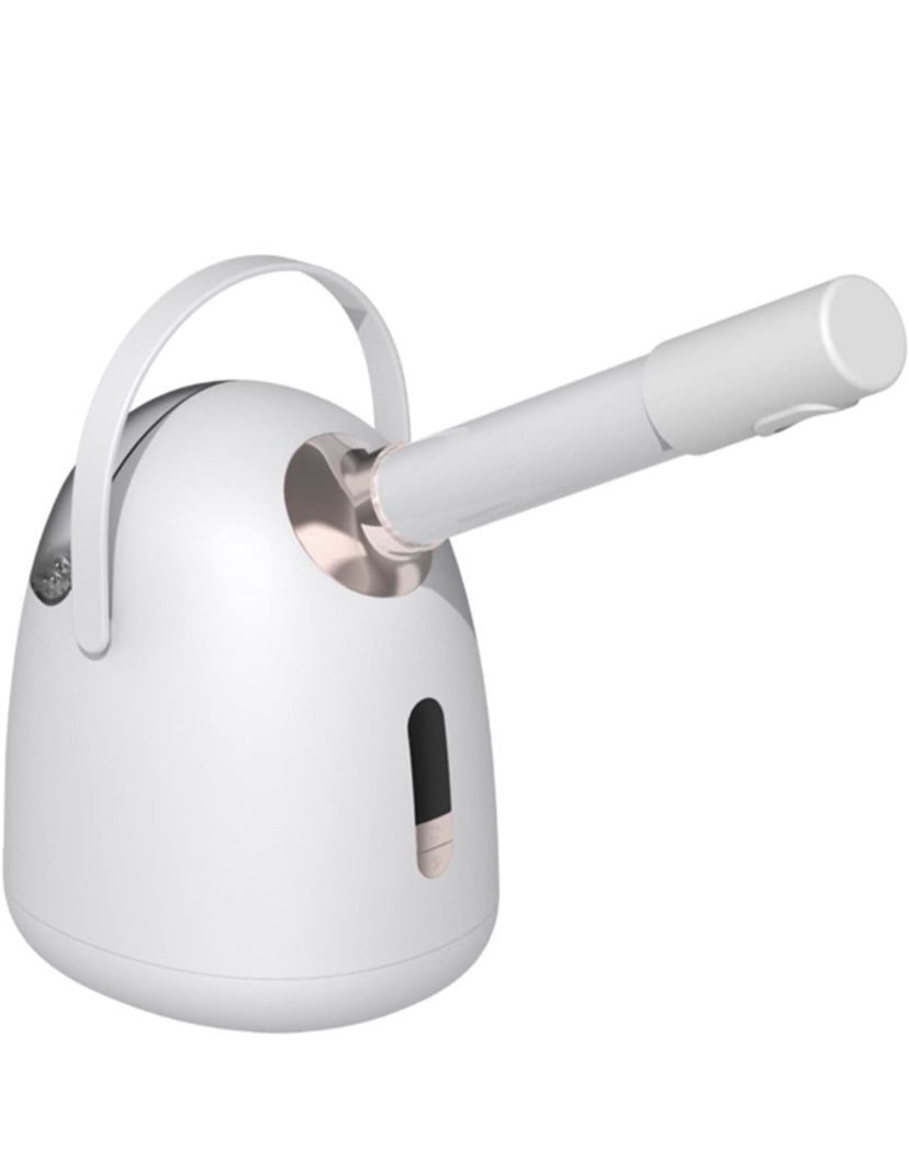 Portable Facial Steamer with Extendable Arm Steaming Warm Mist Humidifier for All Skin Deep Cleaning