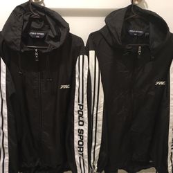 Polo Black Rain Jacket ( Sold Individually) 
