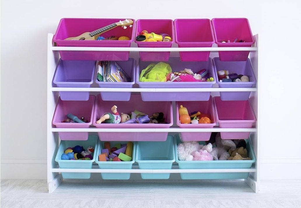 16 Storage Bin Organizer