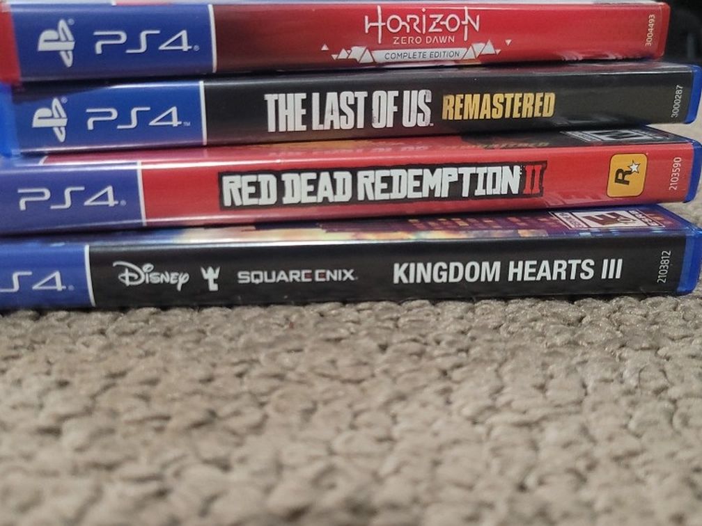 Free Ps4 Game Horizon, The Last Of Us Remastered, Red Dead Redemption, And Kingdom Hearts