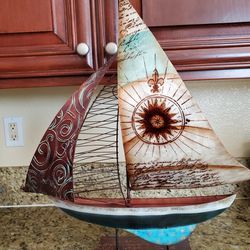 Sailboat Decorative Art 